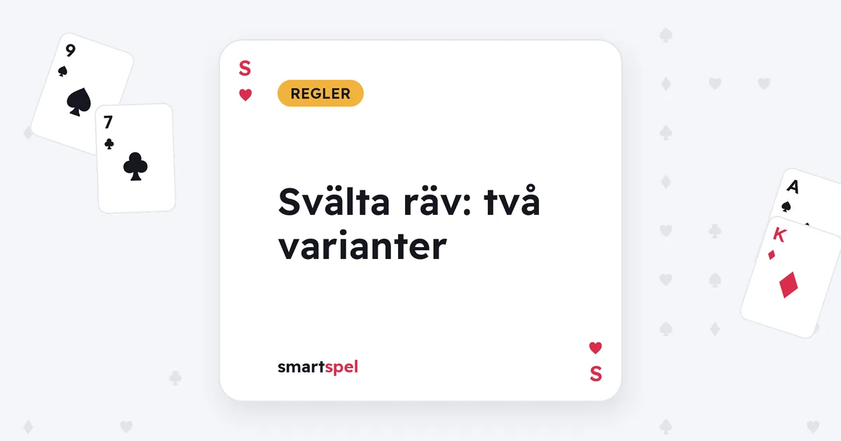 Svälta räv: två varianter