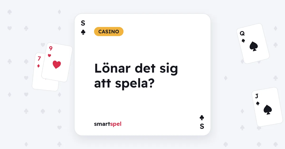 Lönar det sig att spela?