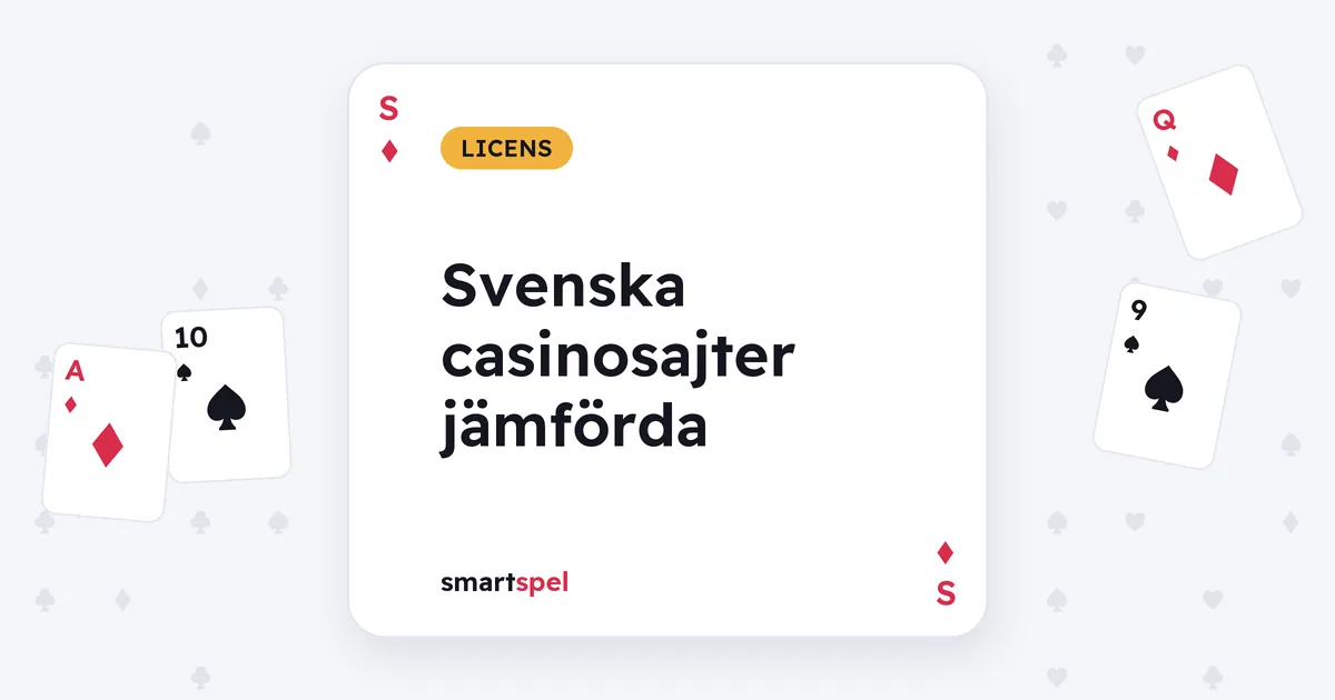 Svenska casinosajter jämförda