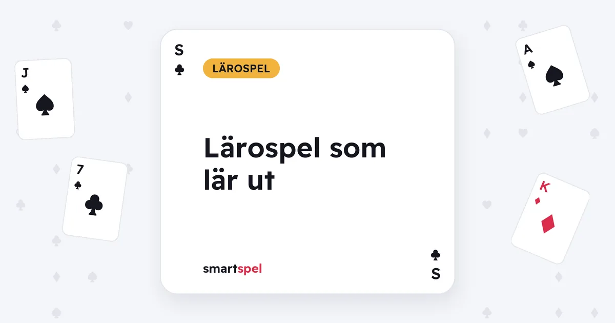 Lärospel som lär ut