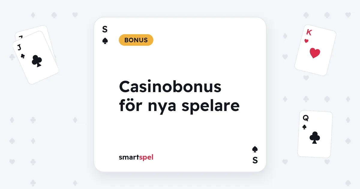 Casinobonus för nya spelare
