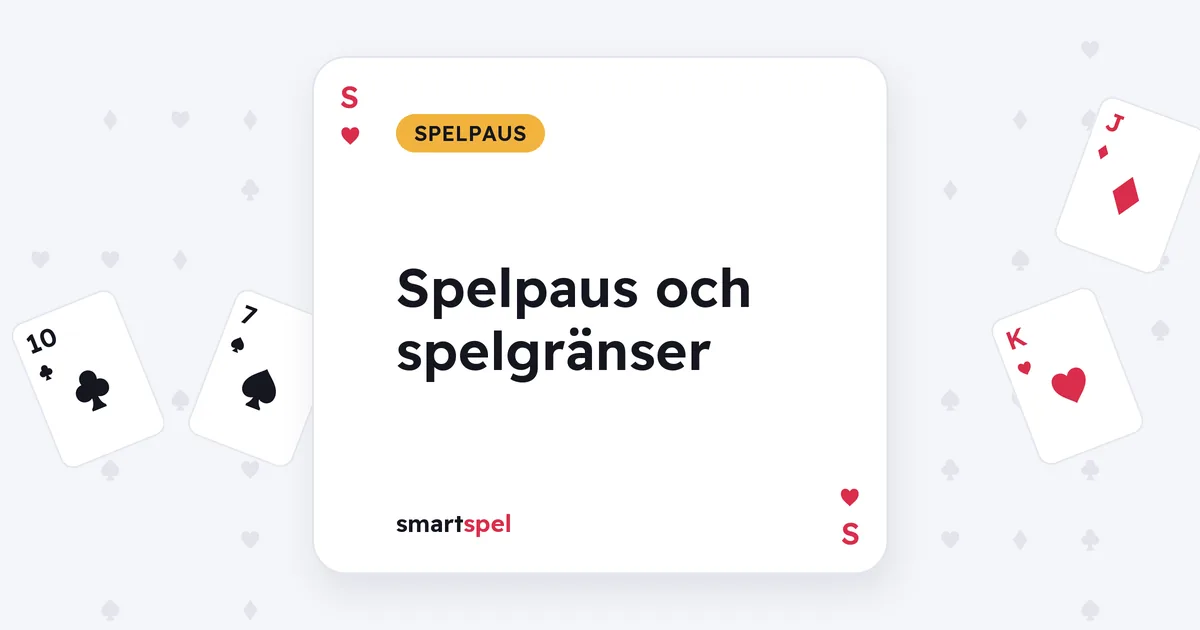 Spelpaus och spelgränser
