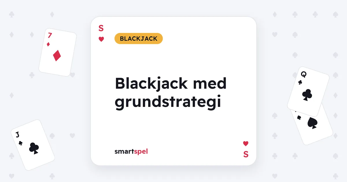 Blackjack med grundstrategi